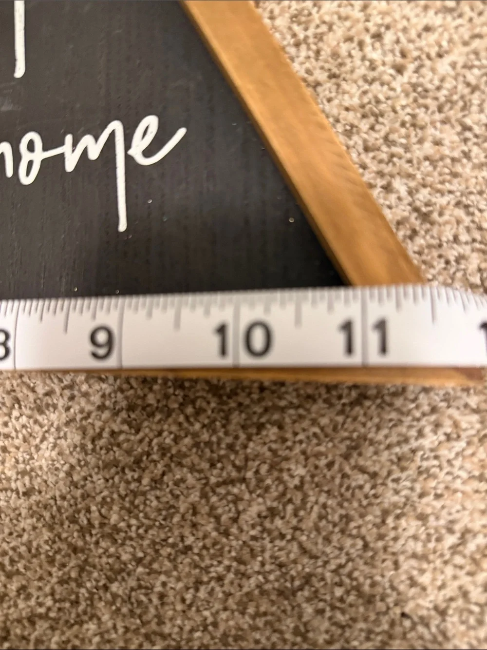 🏖️ 10 items for $20☀️ Home Sweet Home Triangle Wall Sign - Black and Brown